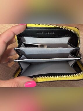Marc Jacobs Sunshine Yellow Zip-Around Mini Wallet